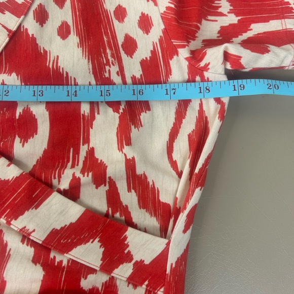 Spartina 449 Junetta Richmond Hill Ikat Orange Boho Midi Dress Size Small - Picture 8 of 16